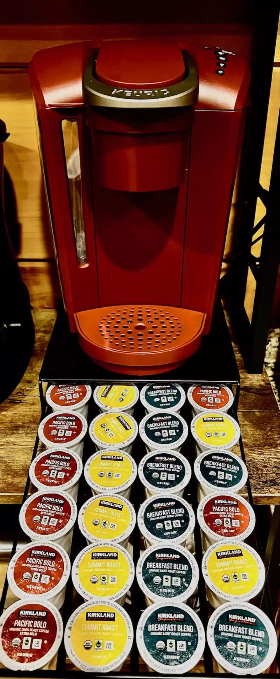 Brew your perfect cup with a variety of K-Cups to jumpstart your day! 