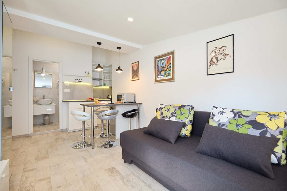 Apartment (1 Bedroom) | Living room | TV