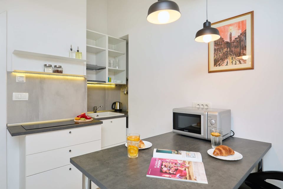 Apartment (2 Bedrooms) | Private kitchen | Microwave, stovetop, toaster