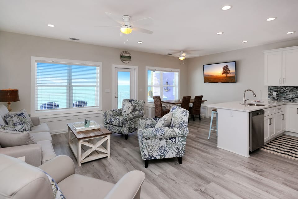 Gulf Front Living Area