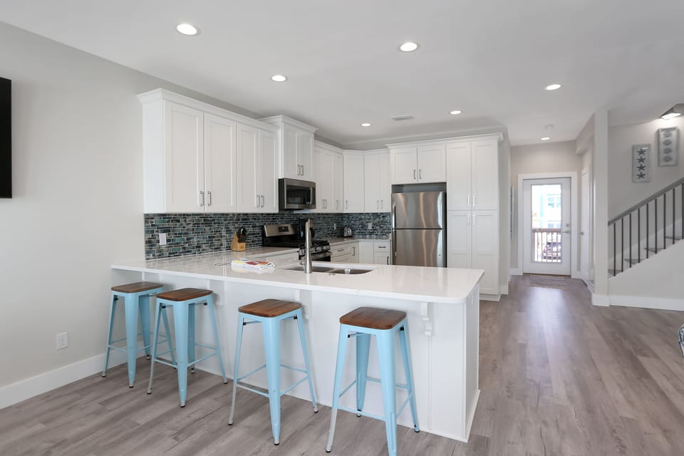 Kitchen with Bar Seating