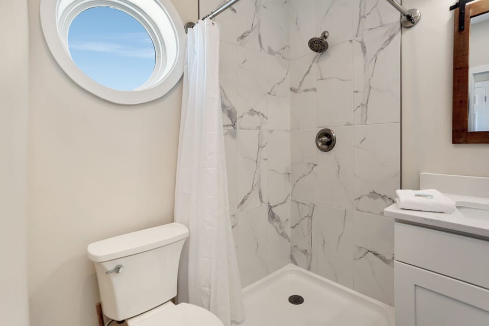 Full Bath on Main Floor with Shower