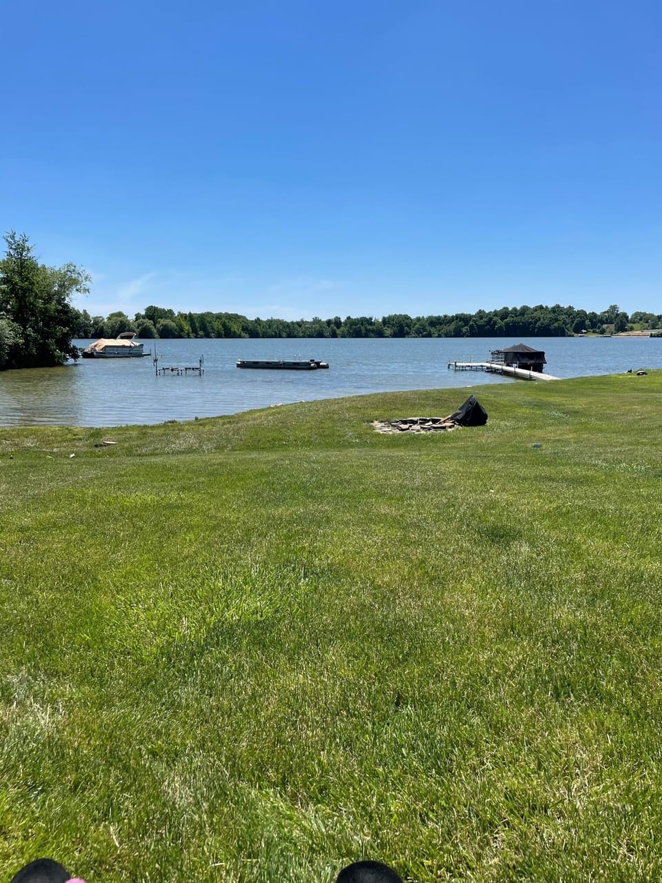 View from lower patio