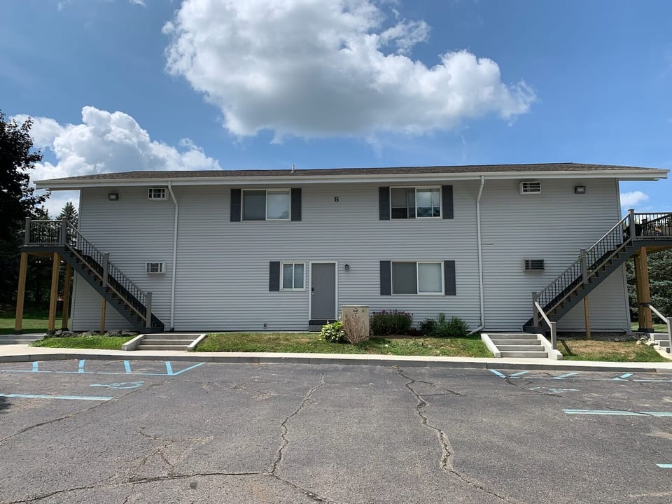 Building B- unit is the second door on the right lower side of the building. 