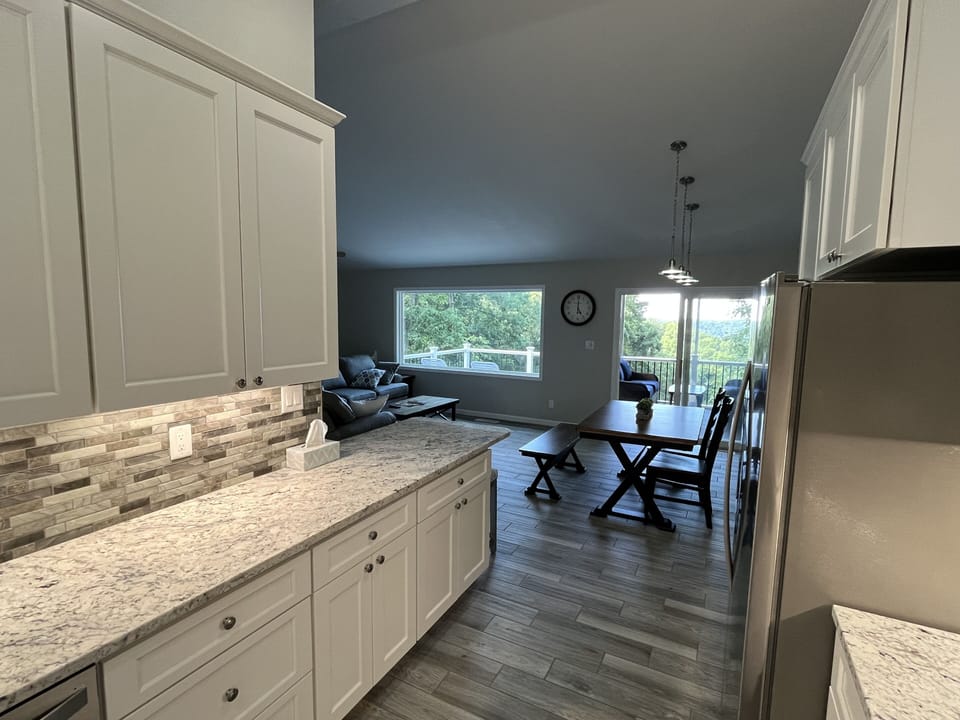 Kitchen and dining area