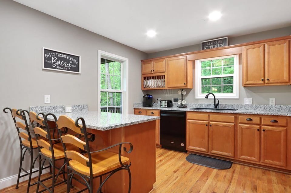 Bar Seating in the Kitchen
