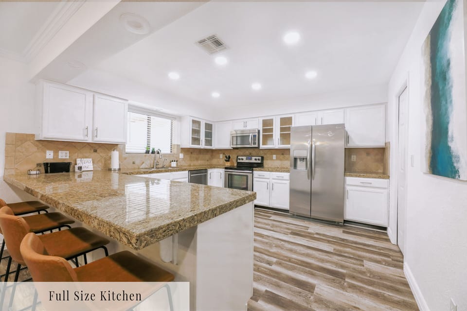 Fully stocked — cook, dine, and make memories together.