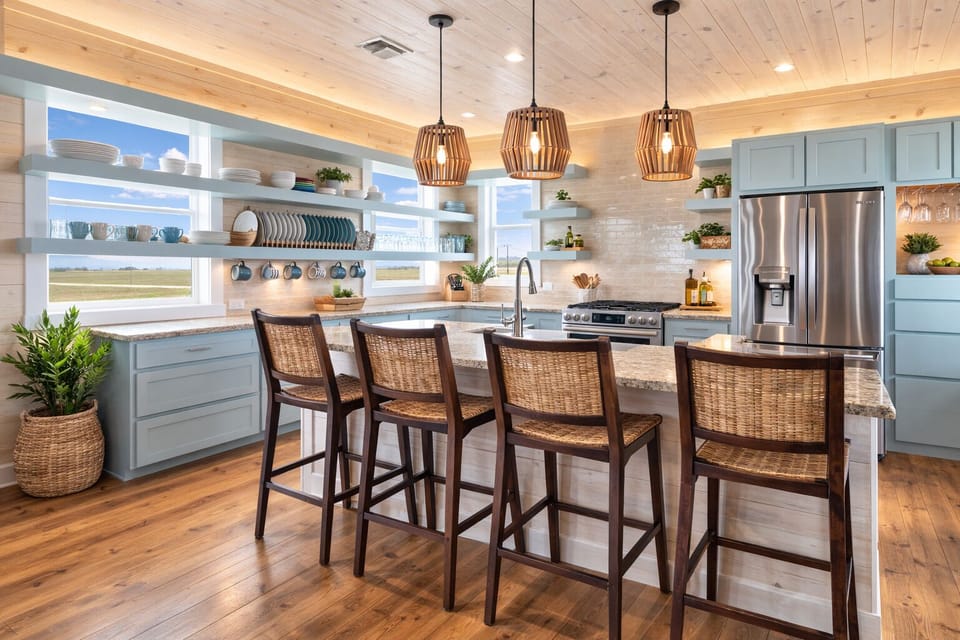 Well-equipped kitchen