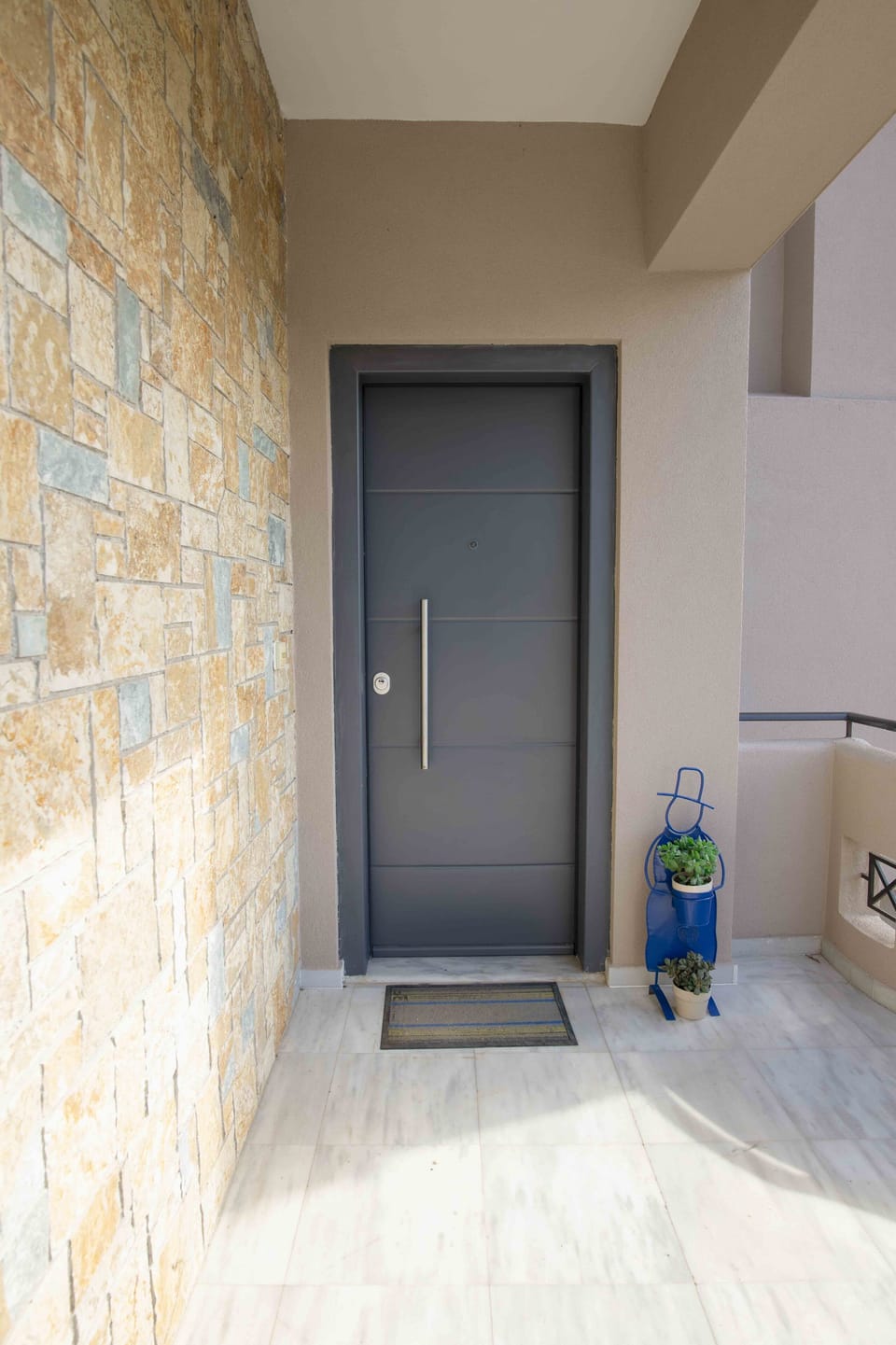 Entrance door to the unit.