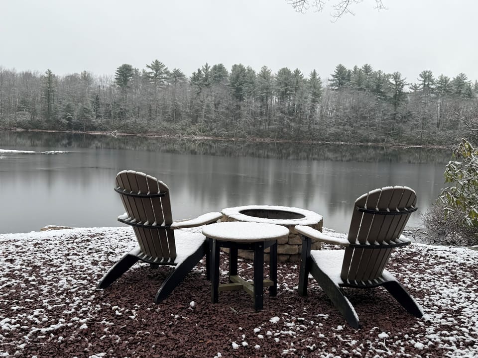 Waterfront at Round Pond. 