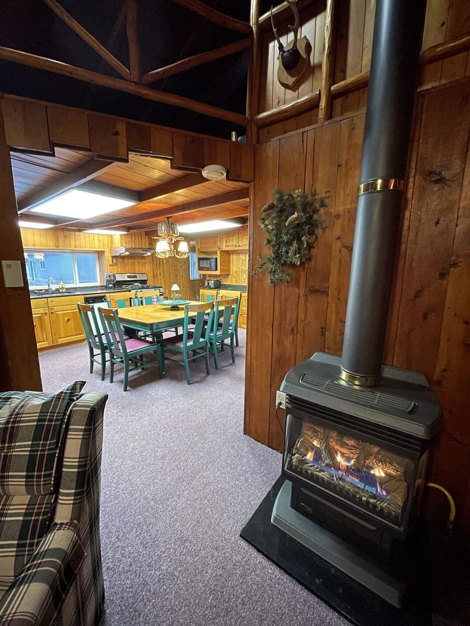 View into the kitchen