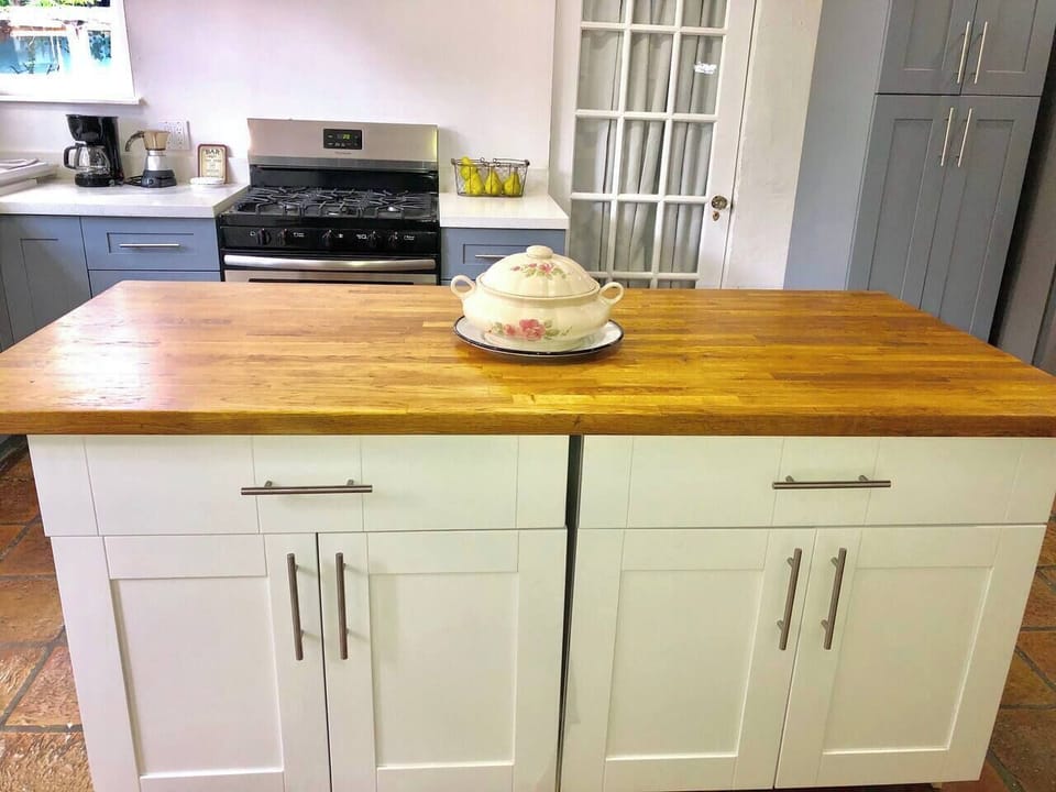 Farmhouse styled kitchen in common area upon request.