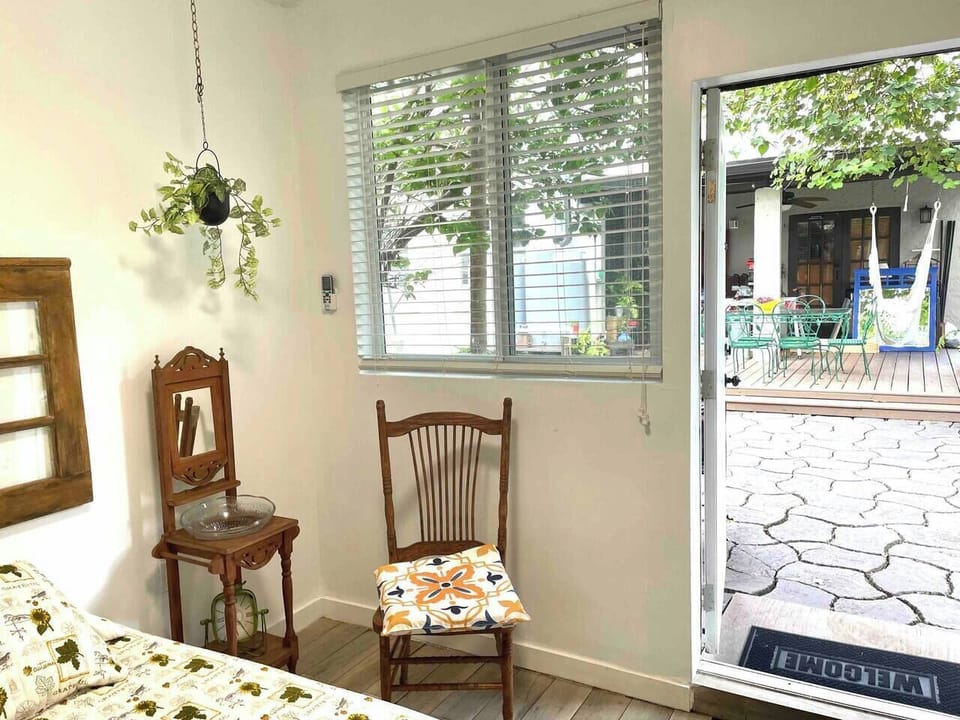 Garden view.