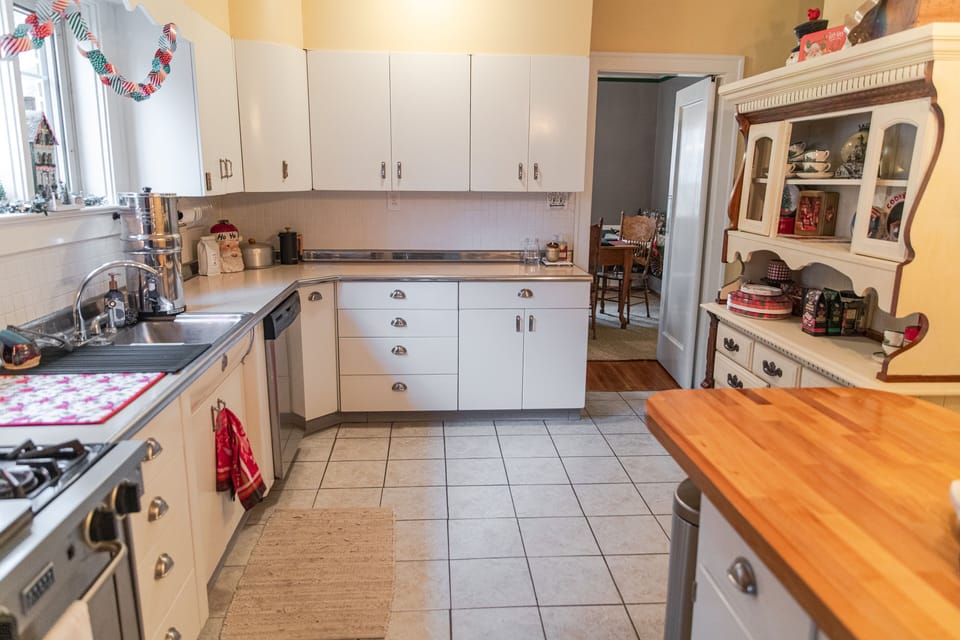 Fully stocked kitchen at Christmas 2021