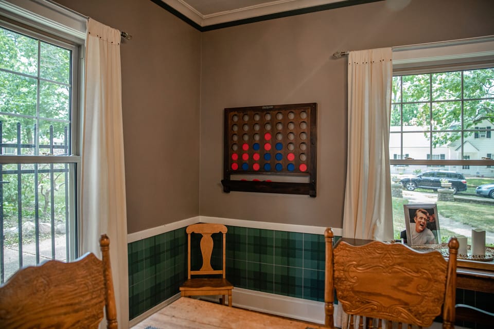 Premium Connect 4 game in dining room 