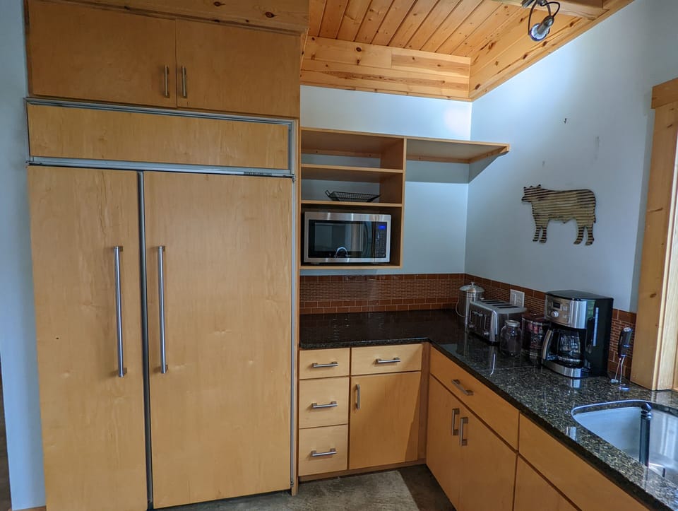 Incredible luxury kitchen with epic views to enjoy while you cook!