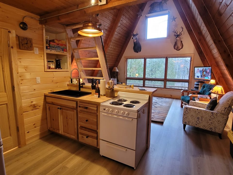 Kitchen and living room