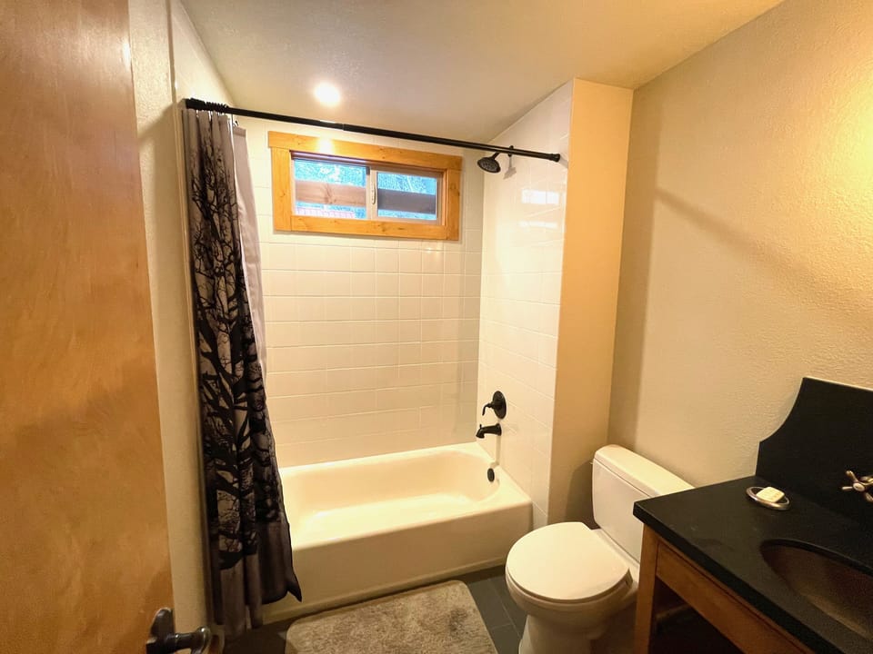 1st floor bath with tub, heated floor