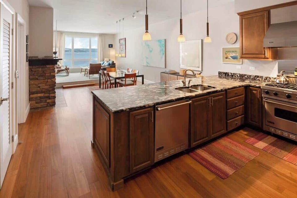 Eclectic furnishings throughout the home 