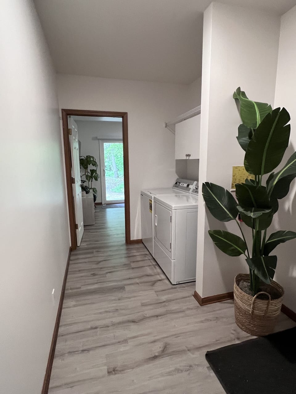 Washer,  Dryer, Ironing Board with Detergents Supplied