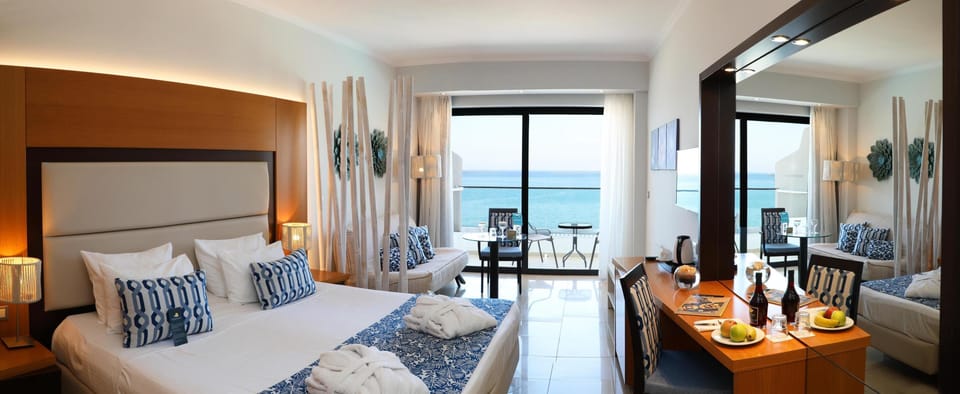 Free minibar items, in-room safe, individually decorated