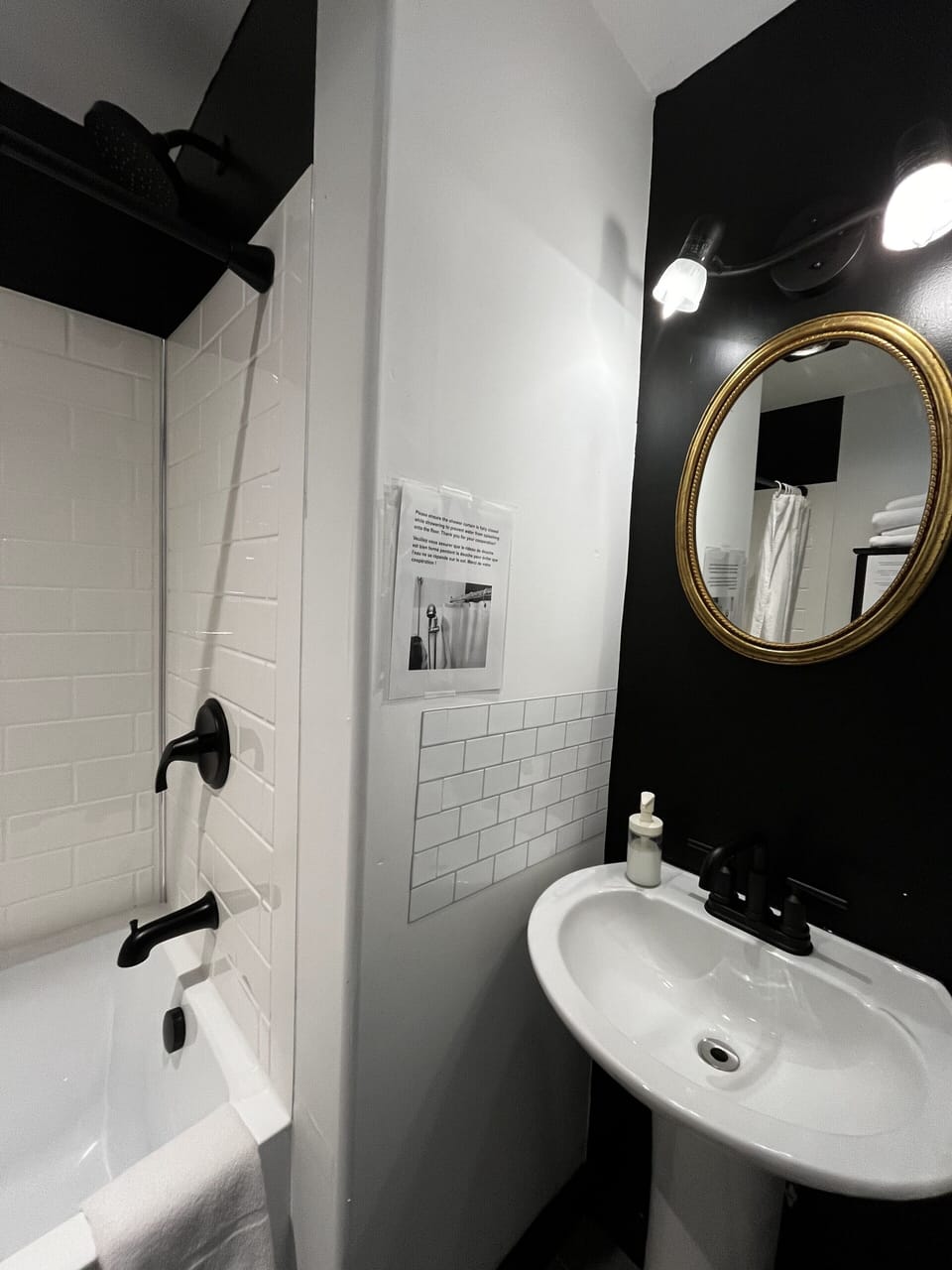 Superior Double Room, 2 Queen Beds, Non Smoking, Private Bathroom | Bathroom | Rainfall showerhead, hair dryer, towels, soap