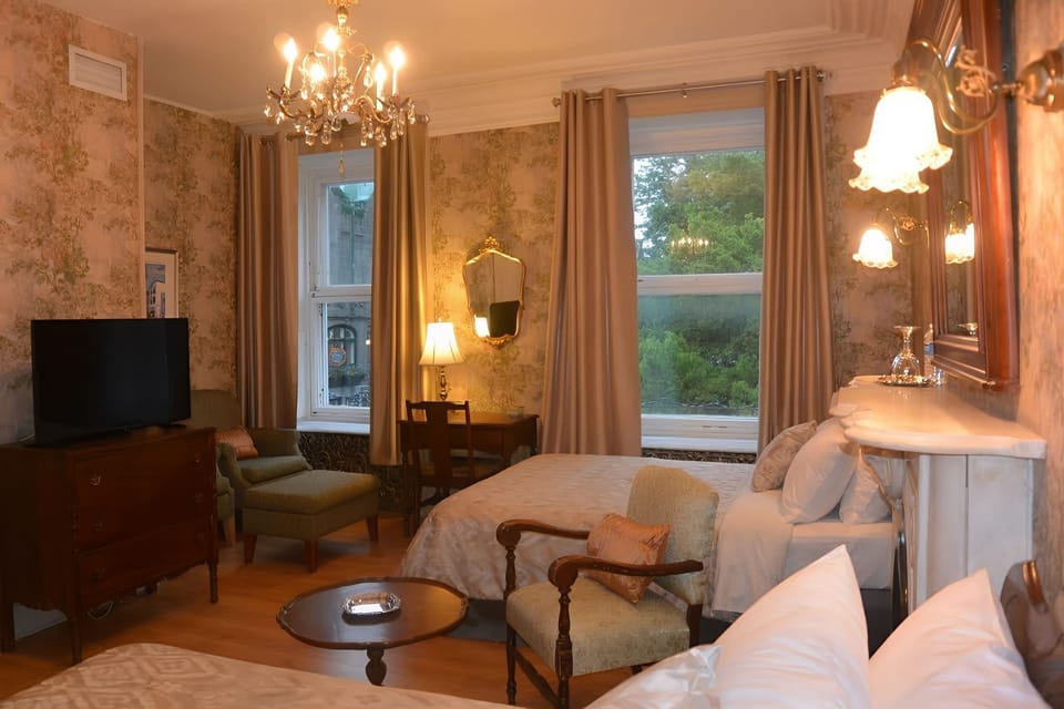 Superior Double Room, 2 Queen Beds, Non Smoking, Private Bathroom | Iron/ironing board, free WiFi, bed sheets