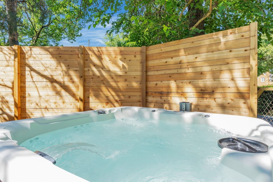 The Hot-Tub is the perfect way to enjoy a relaxing evening in Ann Arbor