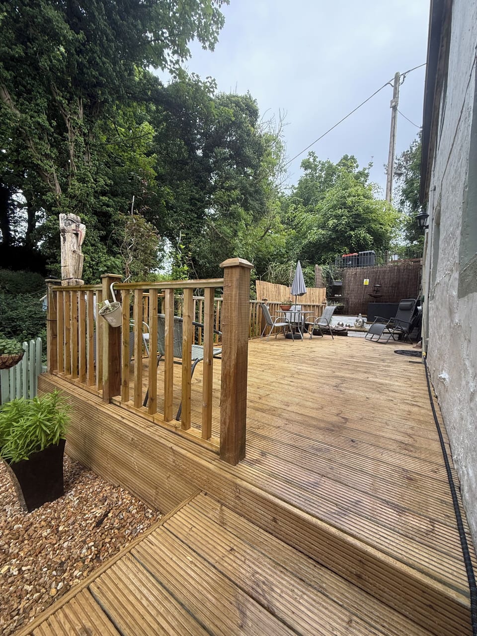 Decking area