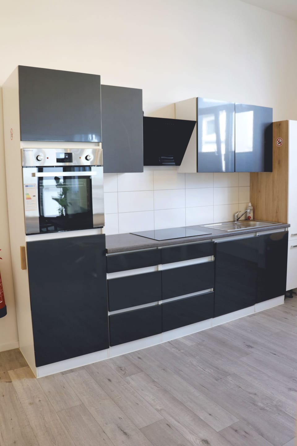 Shared fridge, microwave, oven, stovetop