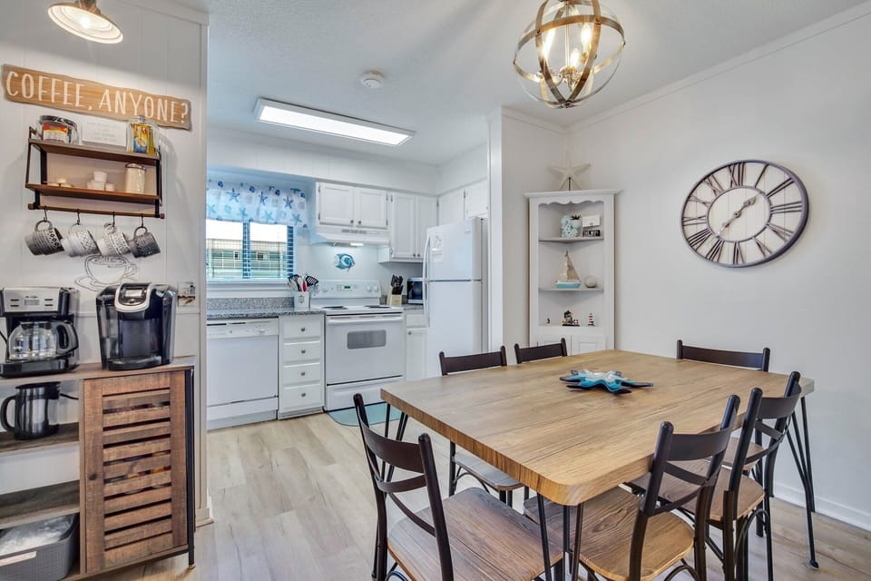 Dining Room, Coffee Bar, & Kitchen