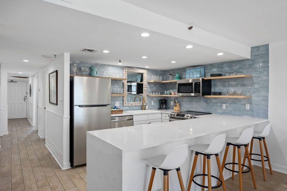 Gorgeous renovated kitchen.