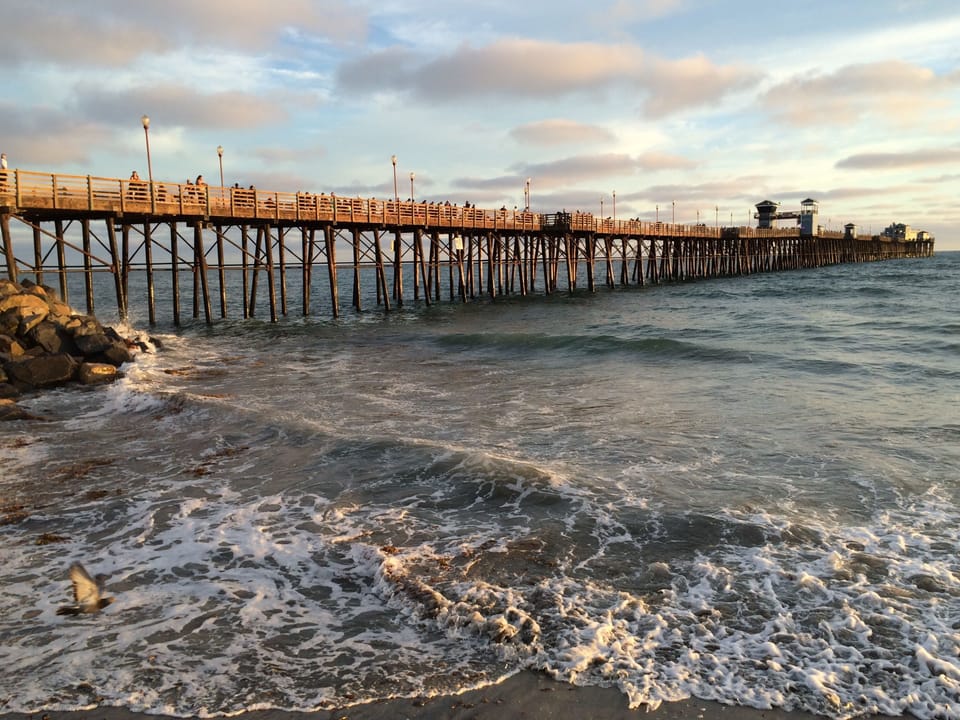 Short walk to the Oceanside Pier.
