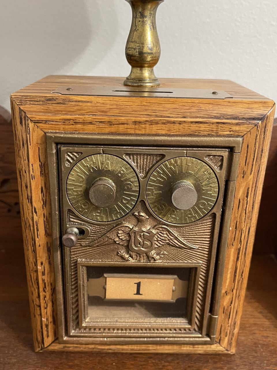 Clayton's post office box was number one.