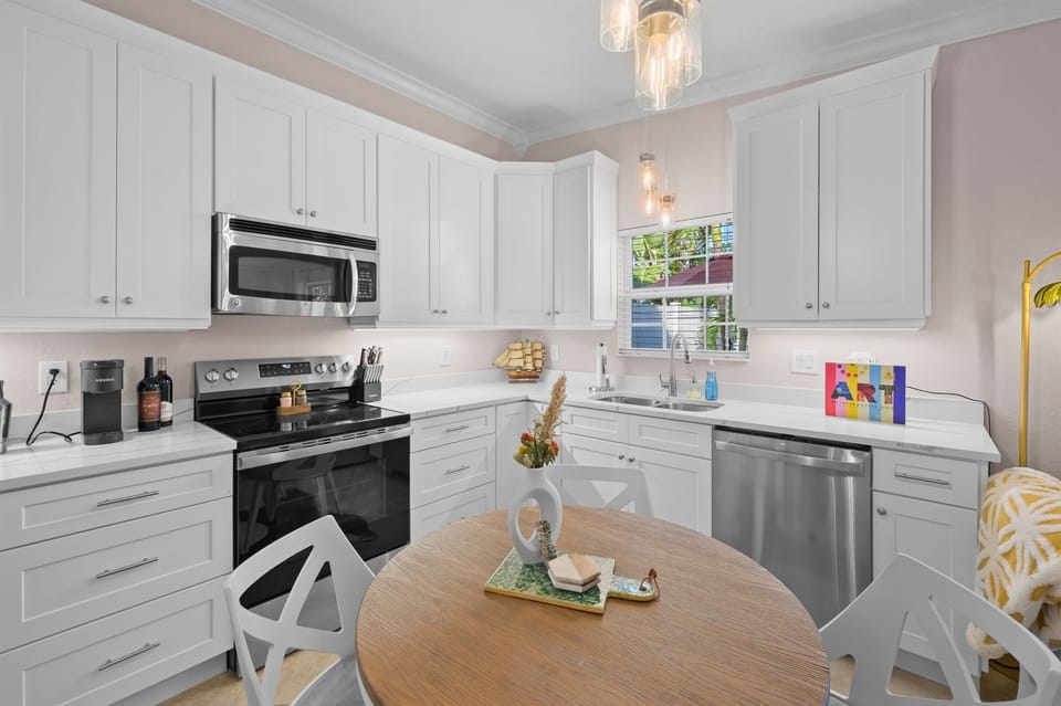 All-new kitchen with modern appliances
