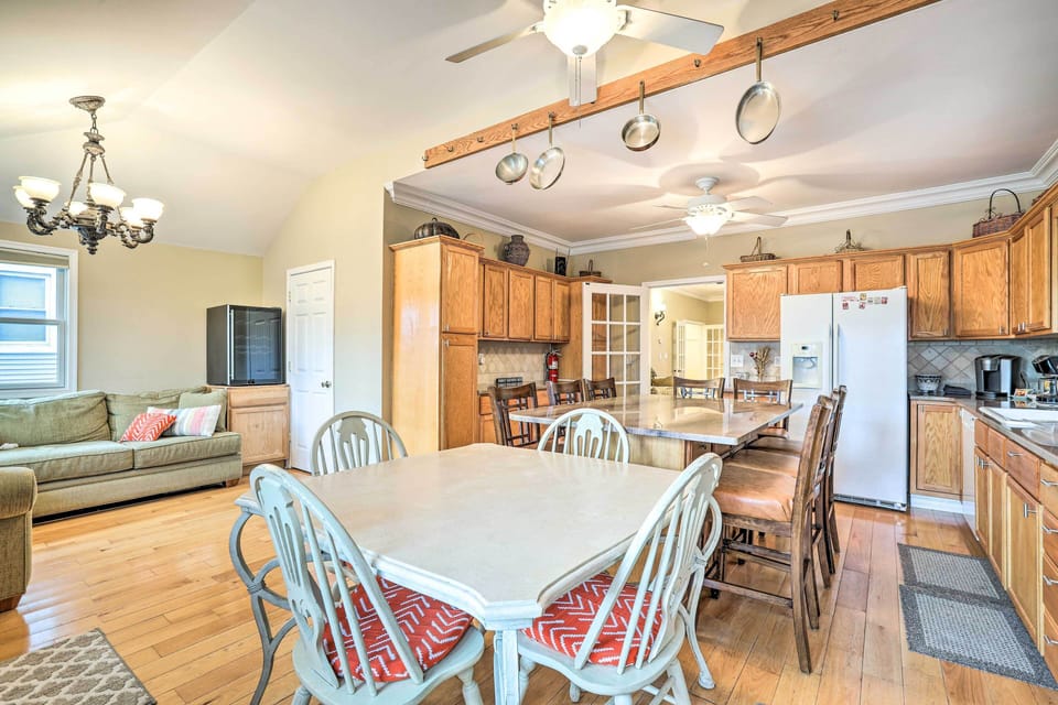 Well lit kitchen to start your day bright!