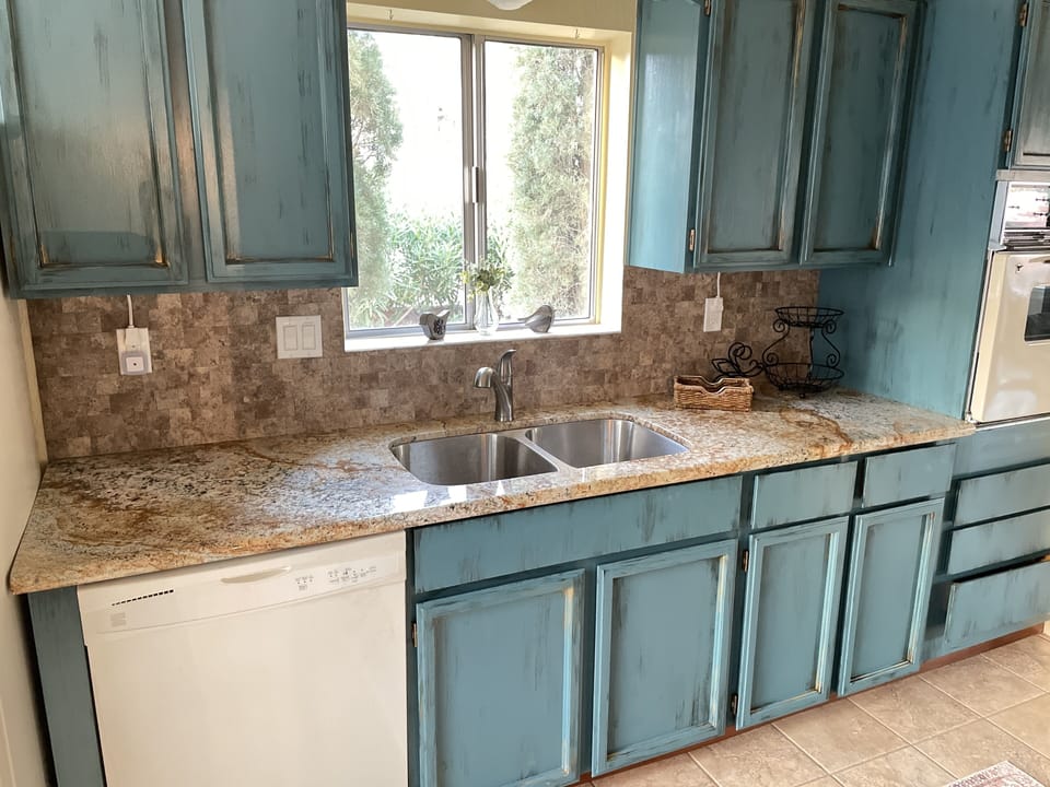 Fully equipped galley kitchen