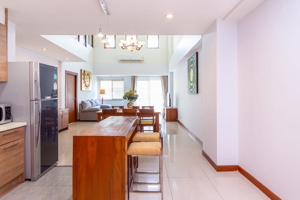 Five Bedroom Duplex Residence | Private kitchen | Full-size fridge, coffee/tea maker, electric kettle