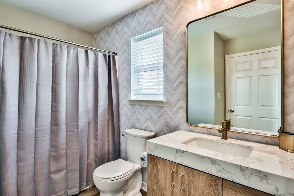 Shared bathroom.