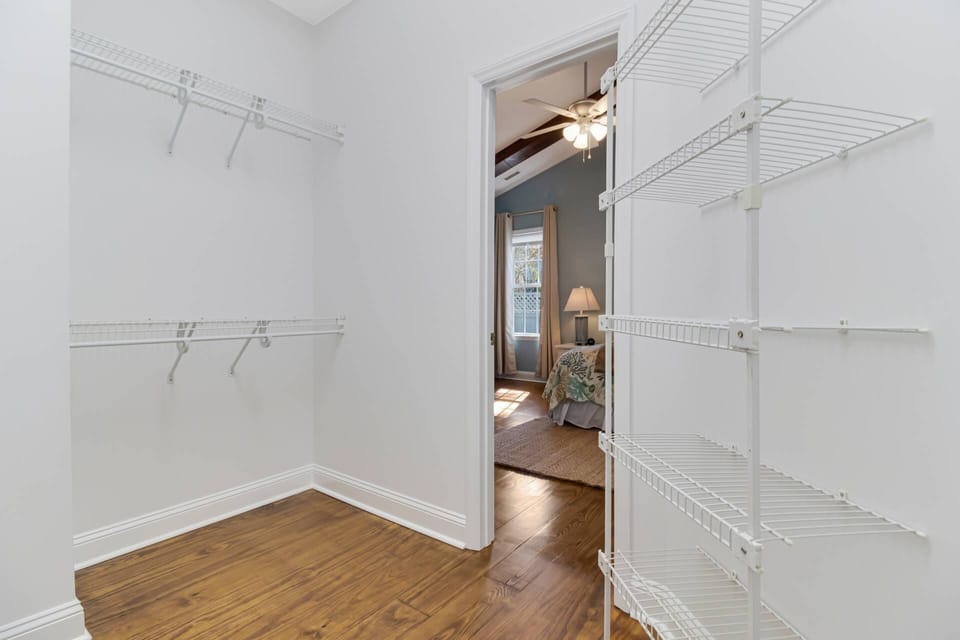 Oversized clothes closet off of Primary Bedroom
