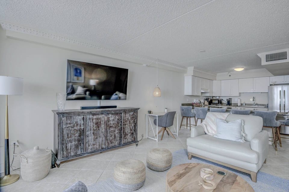 Living Area with View of Kitchen
