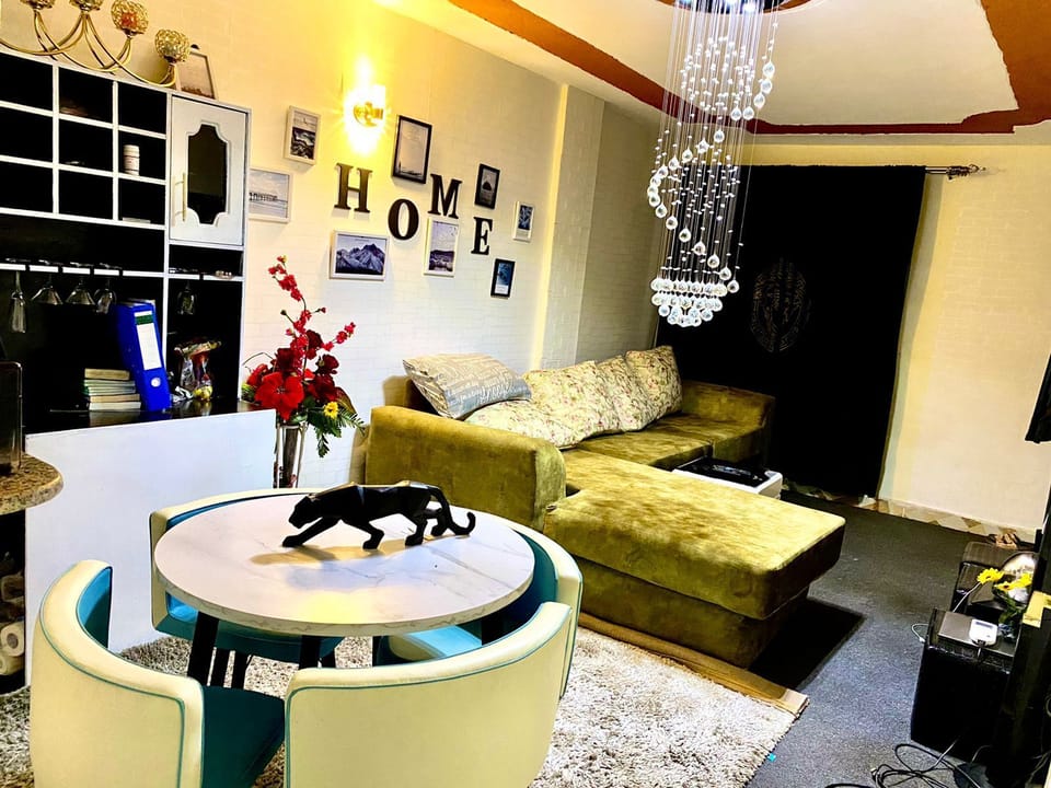 Elite Apartment | Living area | 20-inch Smart TV with digital channels, TV