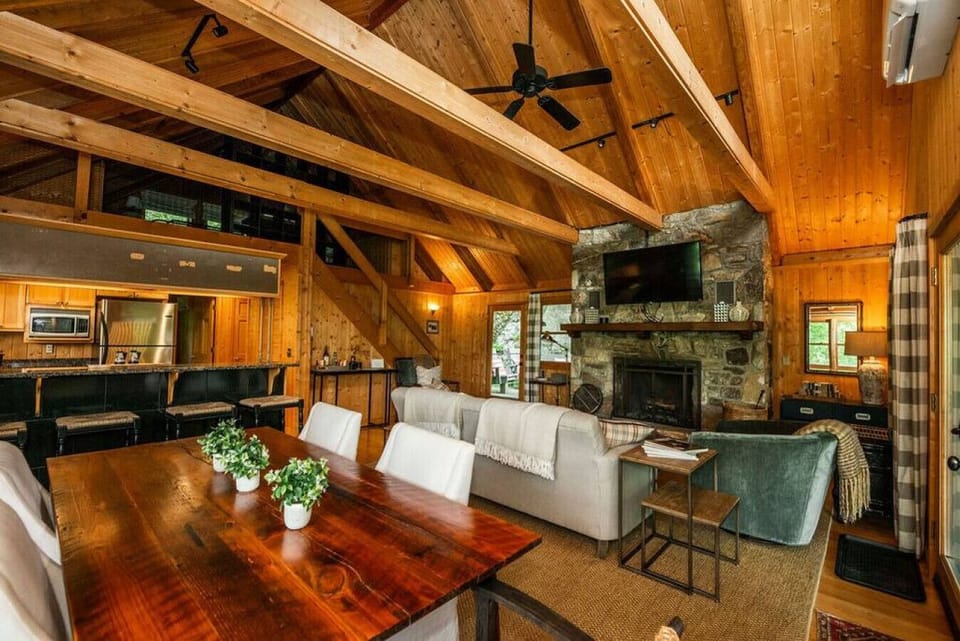 Main Floor Dining and Living Space