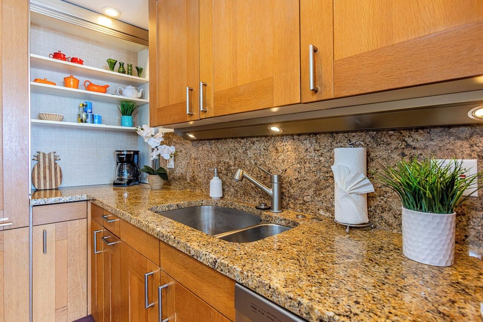 The chef in the family is sure to enjoy this well equipped kitchen