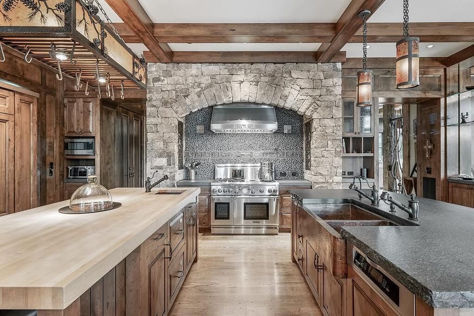 gourmet kitchen