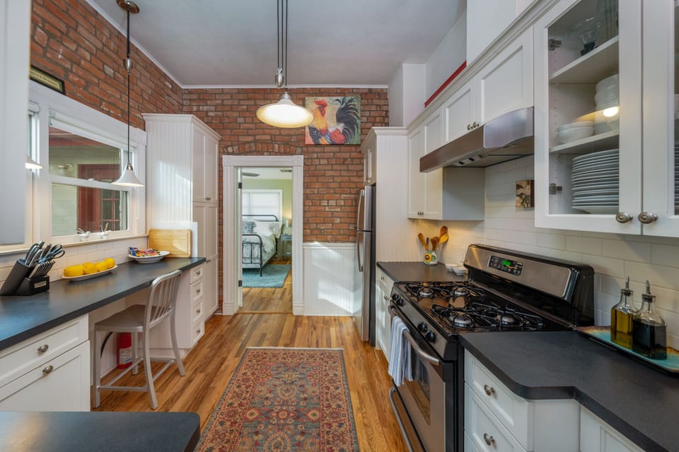 Fully stocked kitchen