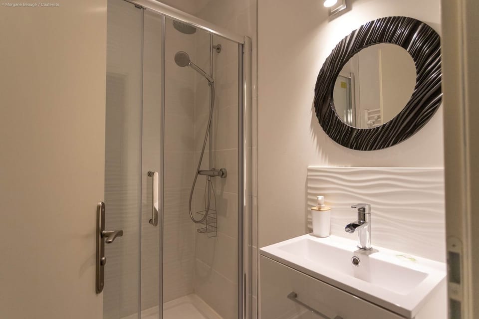 salle de douche zippée