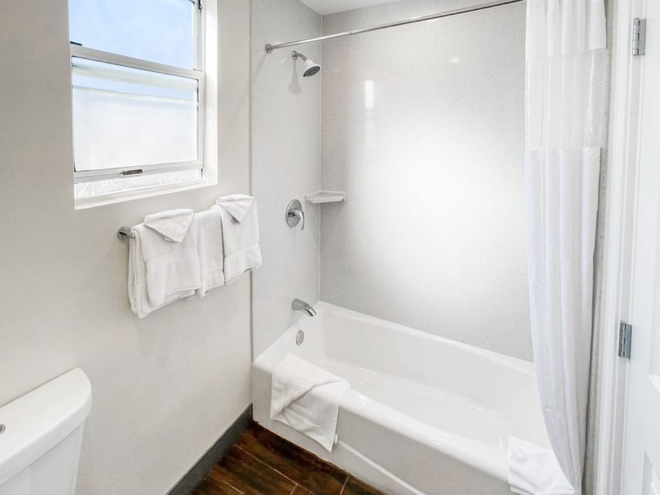 Free toiletries, hair dryer, towels, soap