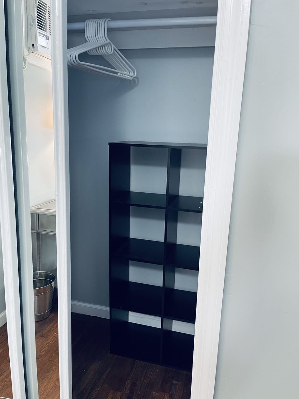 Roomy closet space