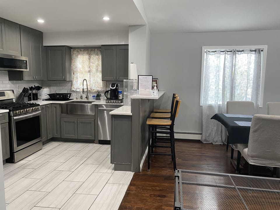 Open concept kitchen
